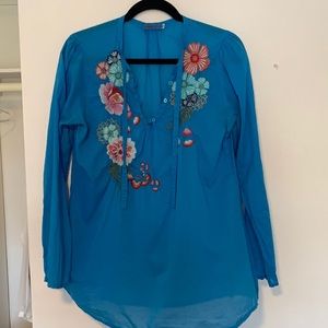 Johnny Was Embroidered Tunic